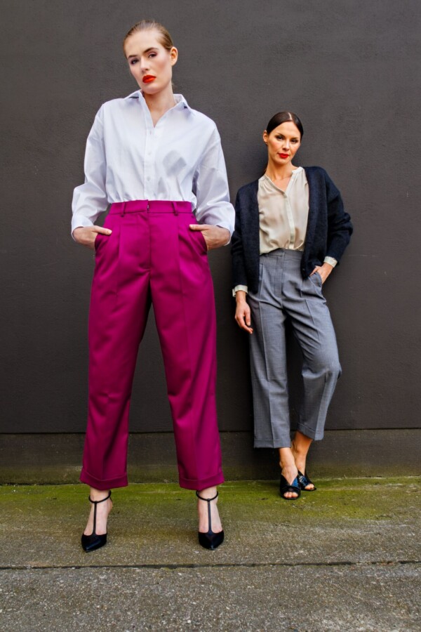 High Waist Hose in lila