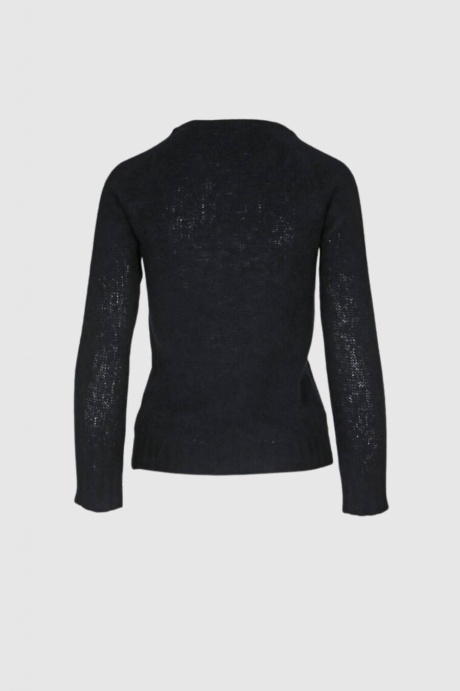 Pullover, Strickpullover, Kaschmir, schwarz, schmal geschnitten