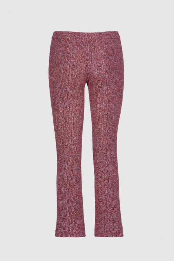 Damen Hose aus Baumwolle in rot