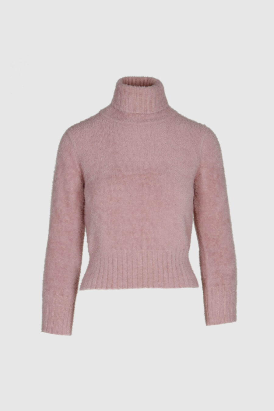Pullover aus einem Wollgemisch in rosa