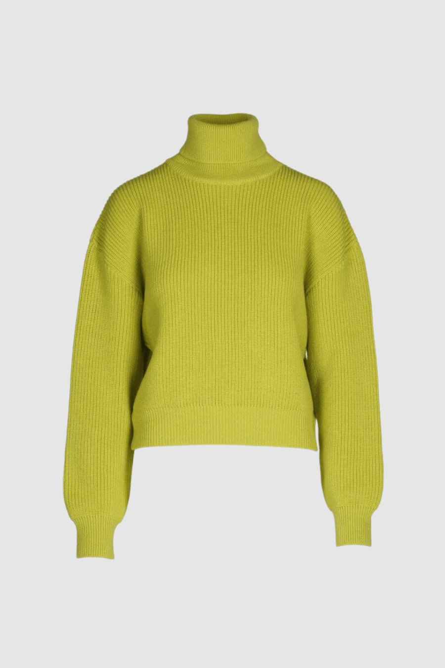 Damen Pullover aus Wolle in gelb