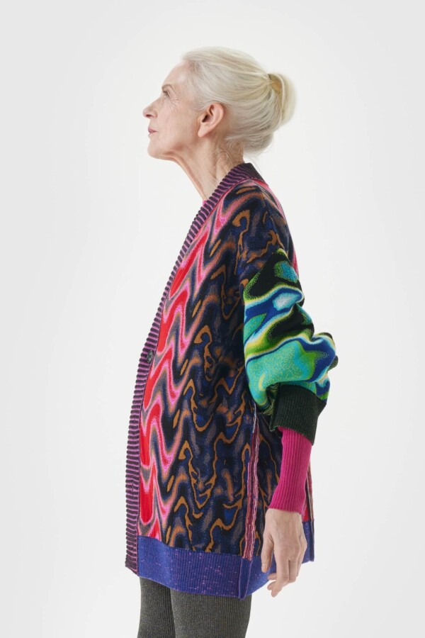 Cardigan im Muster – Bild 3