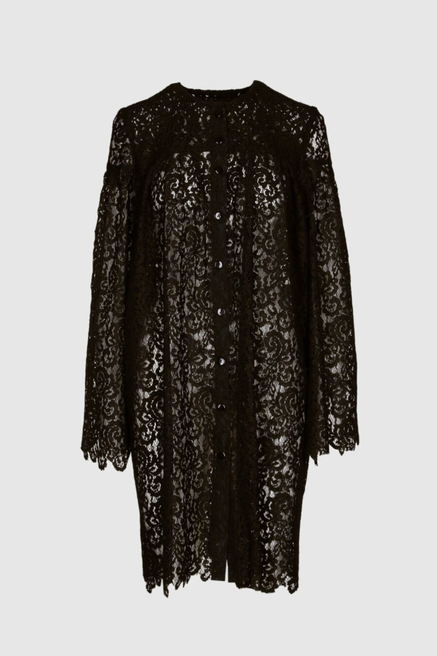 Kleid aus Spitze in schwarz
