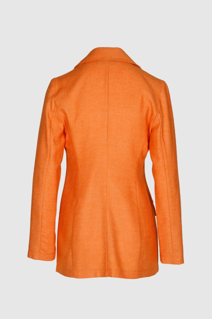 Blazer aus leichter Baumwolle in Orange