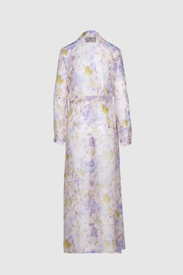 Kleid aus Seide im floralen Druck – Bild 2