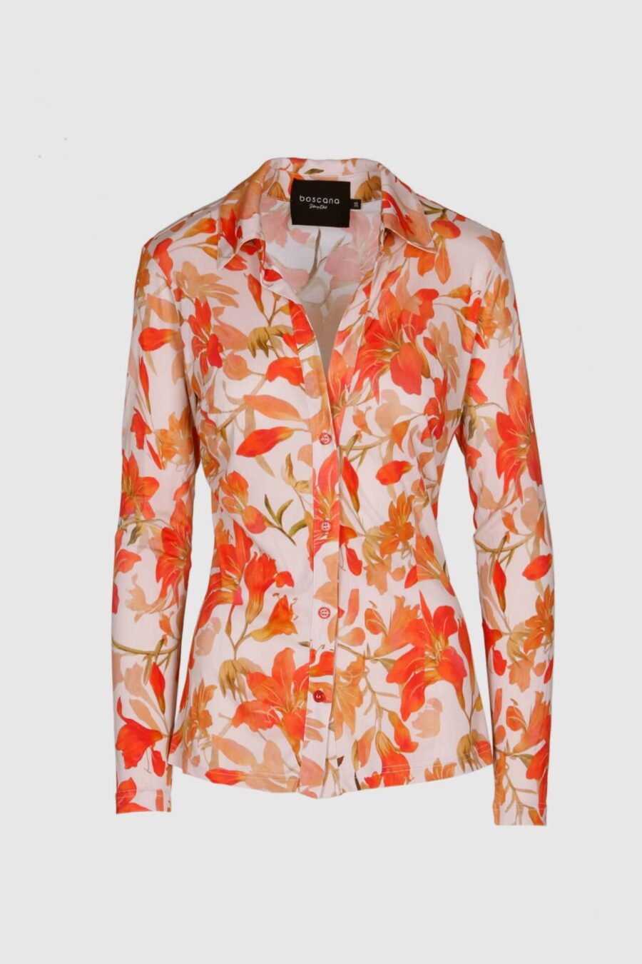Bluse aus einem elastischen Gewebe
