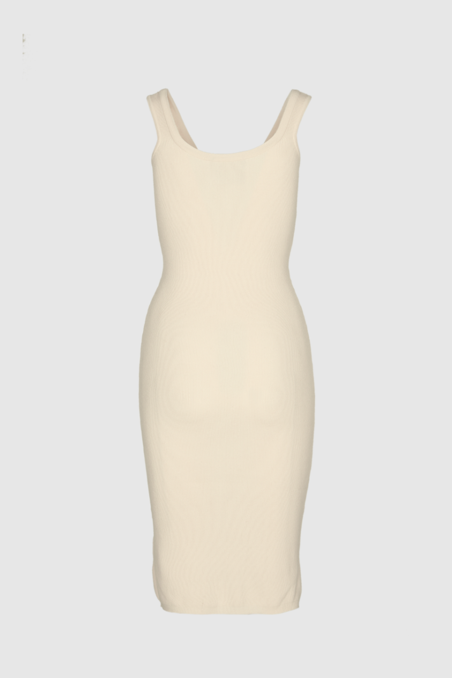 Trägerkleid in Creme