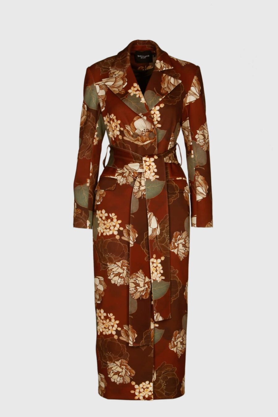 Mantelkleid in einem floralen Design