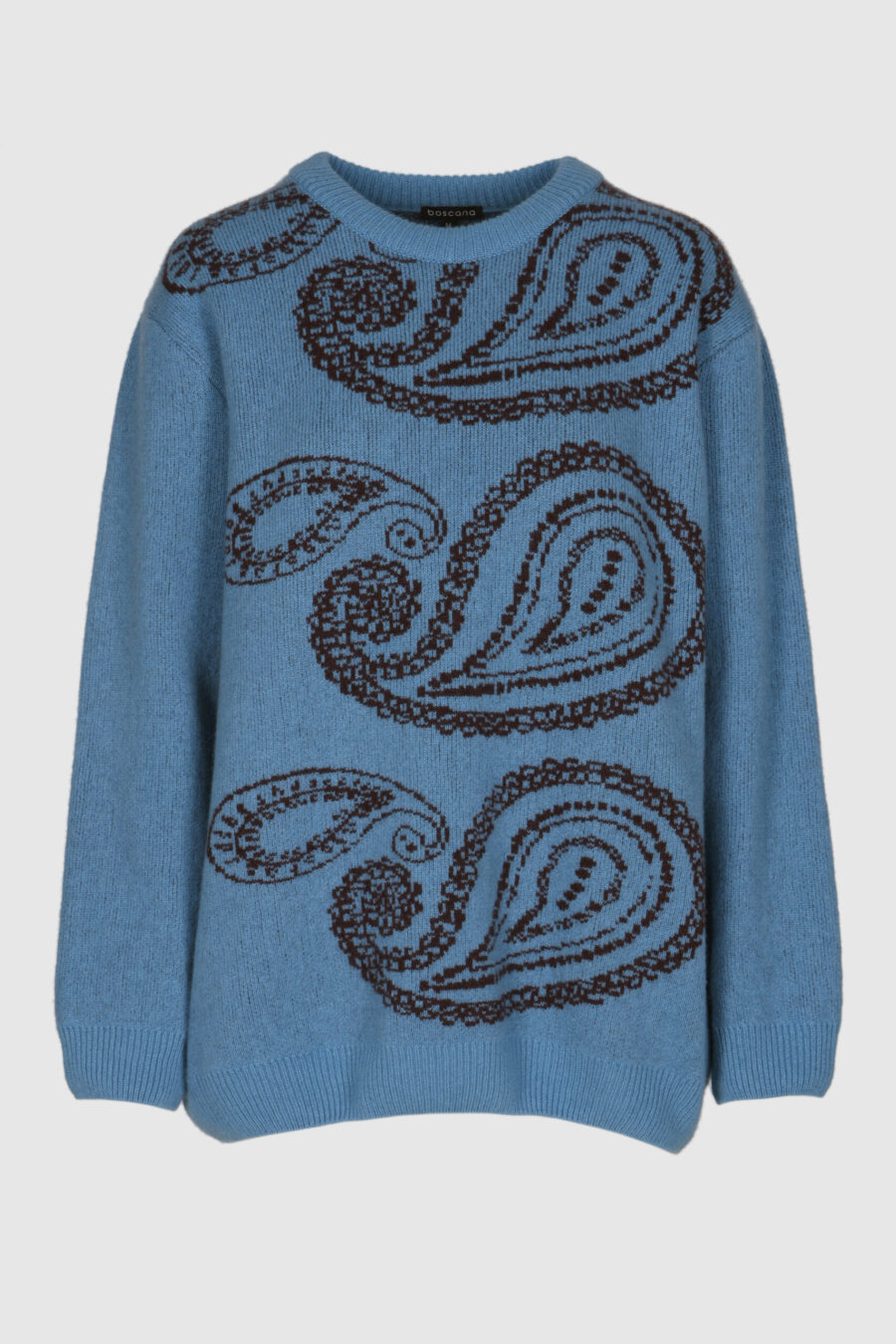 Pullover aus Kaschmir in Blau bordeaux