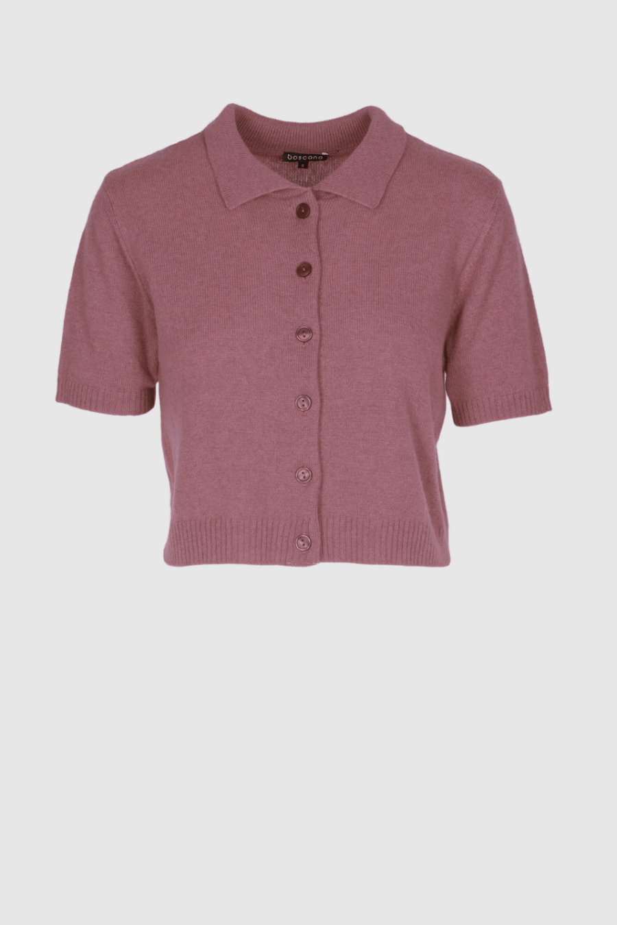 Strickjacke aus reinem Kaschmir in bordeaux rot
