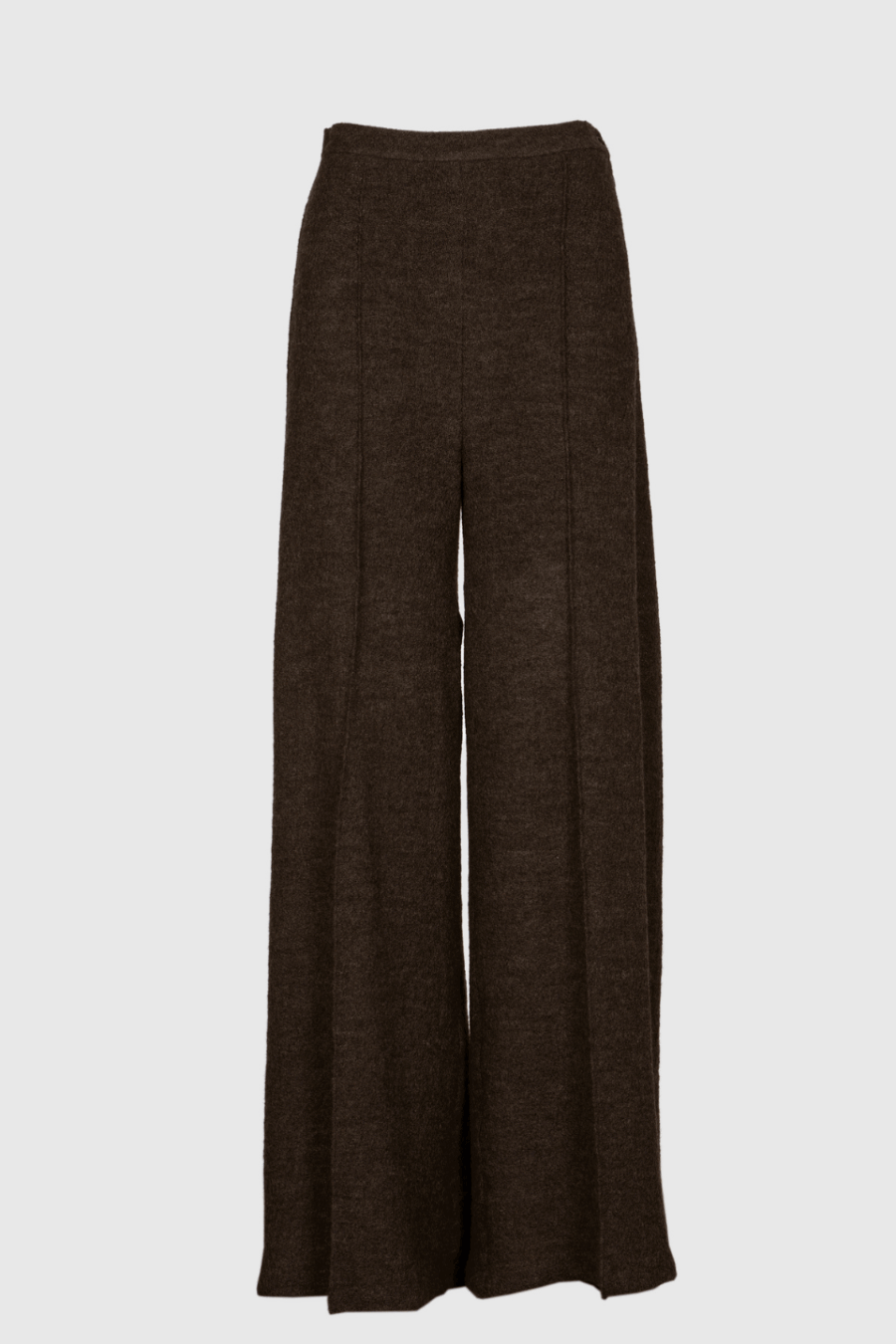 Damen Hose Wolle Braun
