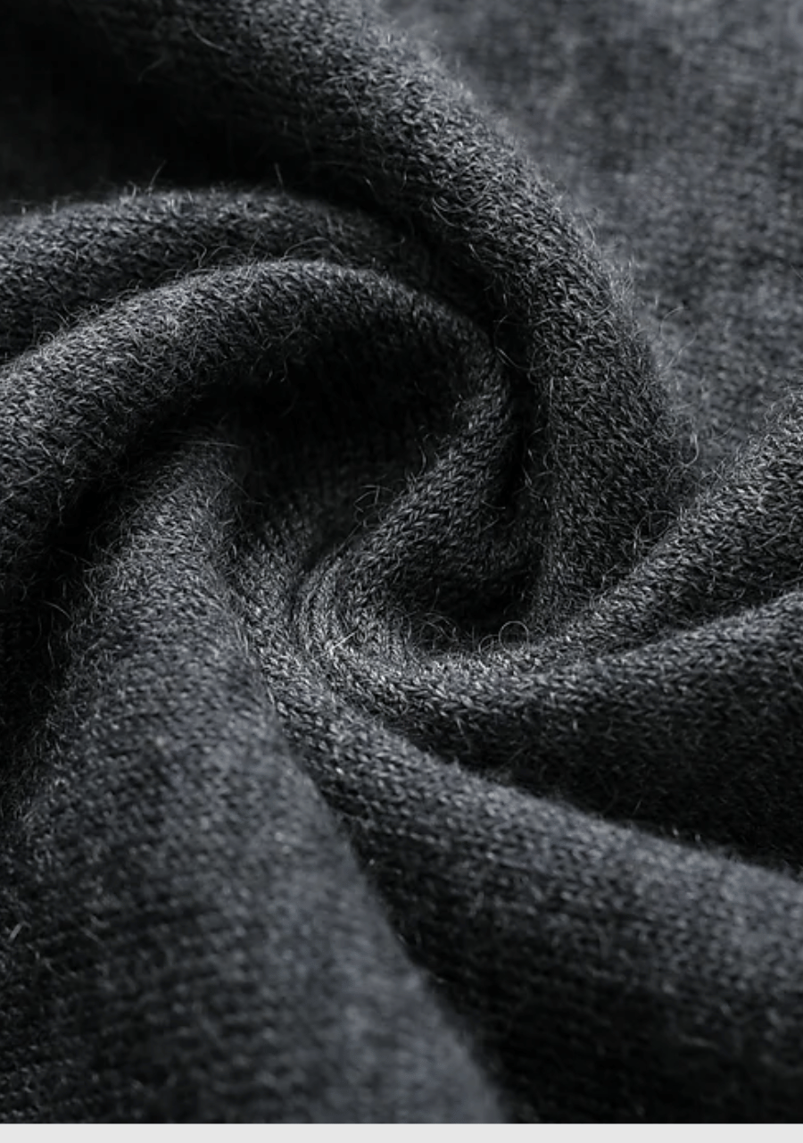Kaschmir Pullover Herren Leicht in grau Rundhals