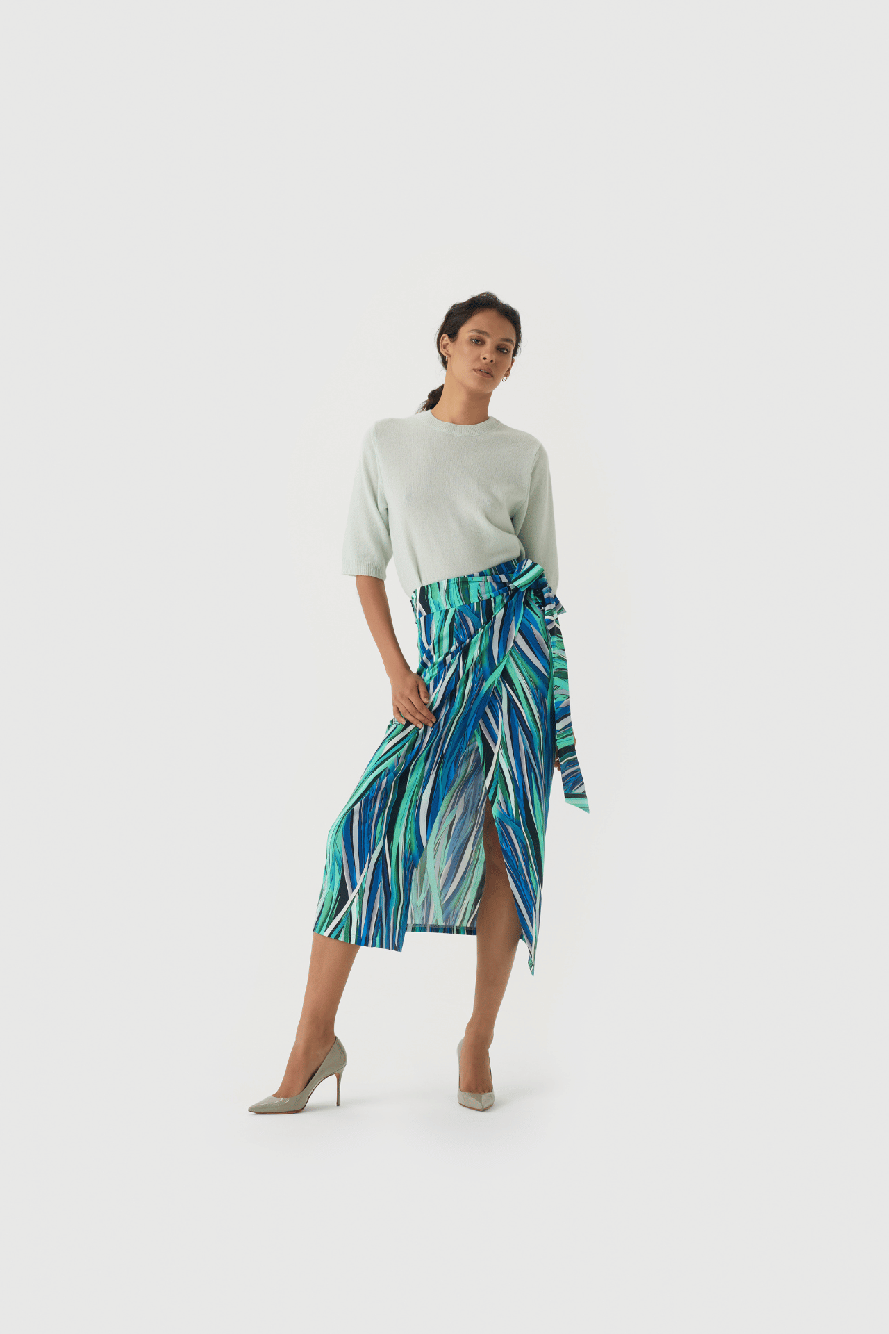 Kaschmir Pullover Damen grün