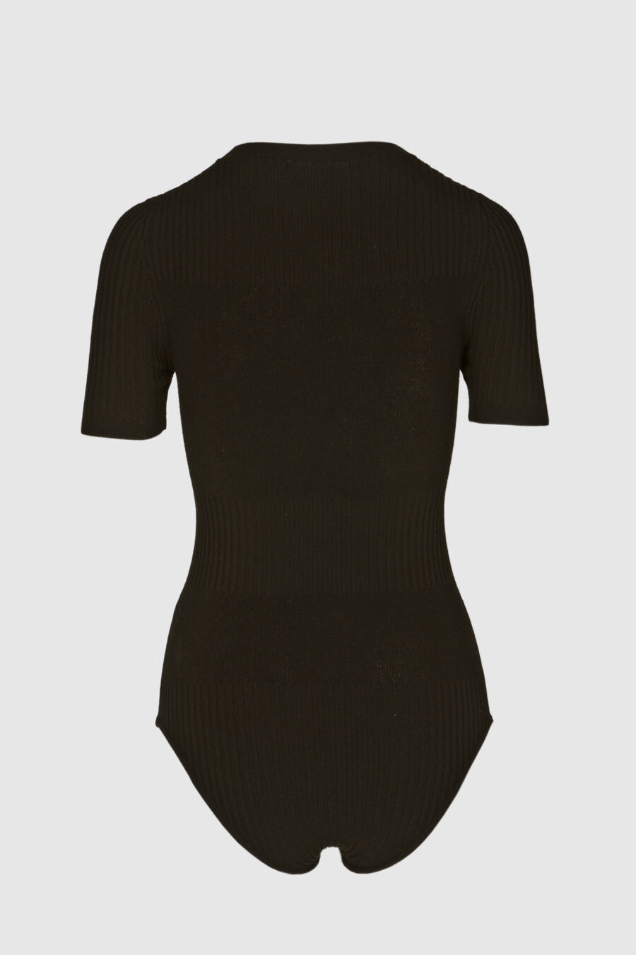 Body, schwarz, Strickbody