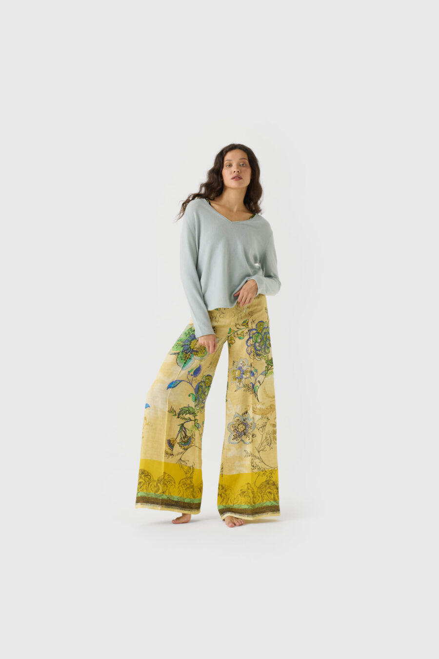 Kaschmir Pullover Damen grün