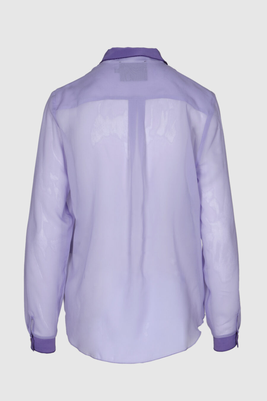 Seidenbluse, Damenbluse, transparent, blau, rosa, schwarz, lila, Farbverlauf