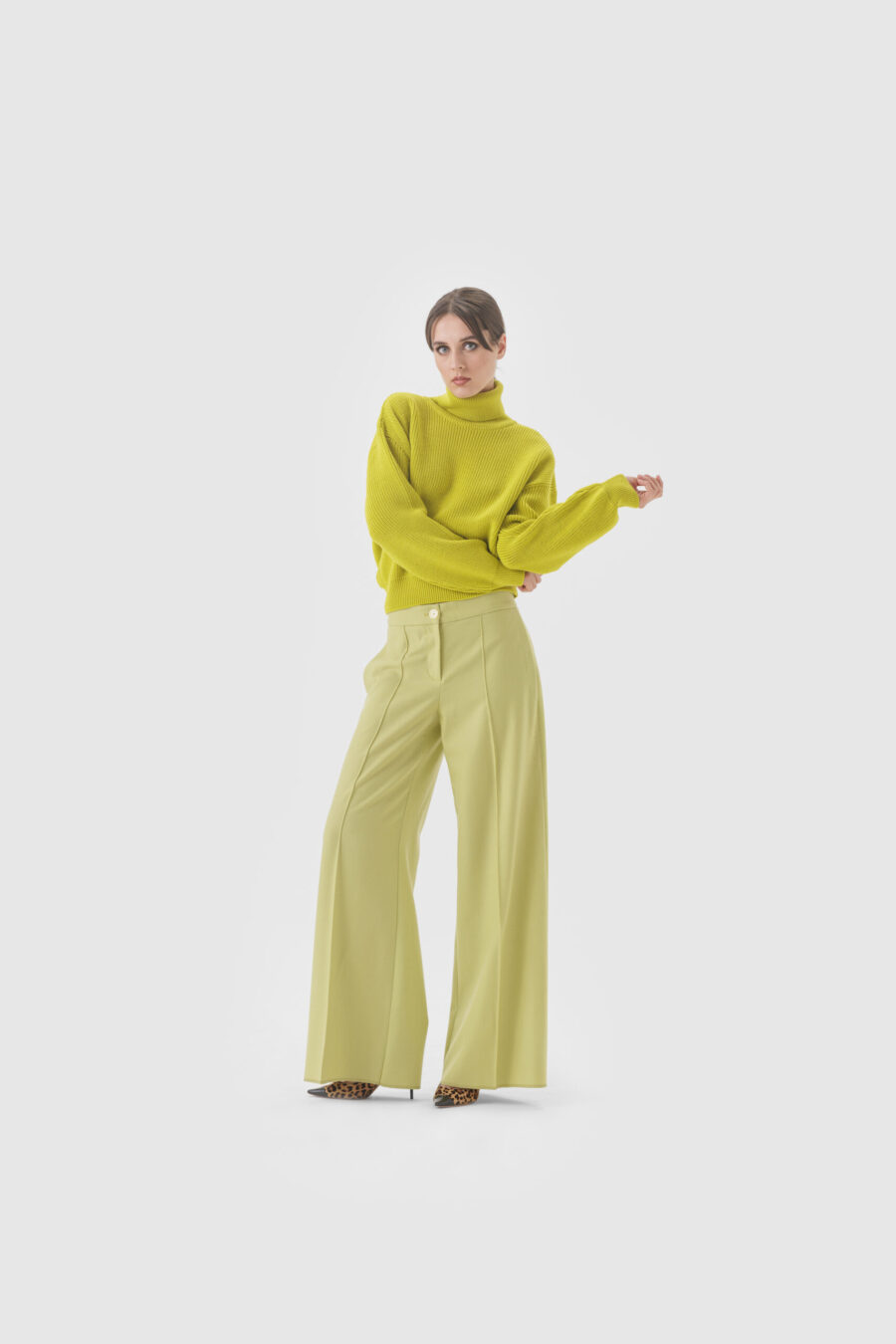 Hose, weite Hose, Hose hüfthoch, schwarz blaubordaux, beige, camel, Wollhose, Hose aus Wolle